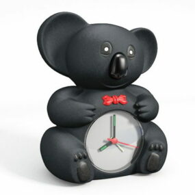 Дитячий ведмідь годинник 3d модель