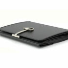 Black Leather Bifold Wallet