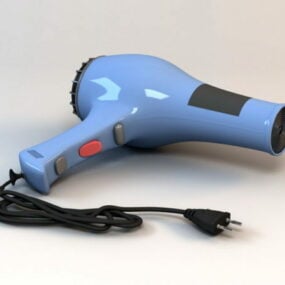Electric Blow Dryer Hair Dryer 3d model