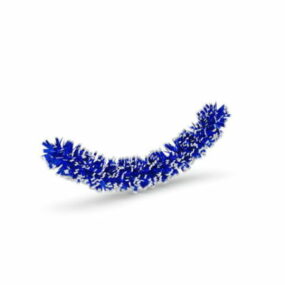 Christmas Blue Chain Decoration 3d-modell