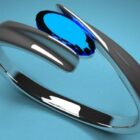 Barang kemas Blue Sapphire Ring