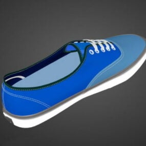 Man Vans Skate Shoe 3d model