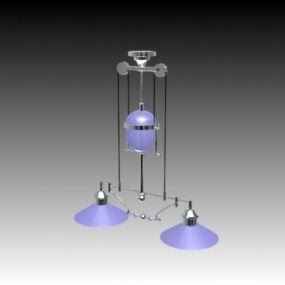 Osvětlení Blue Droplight 3D model