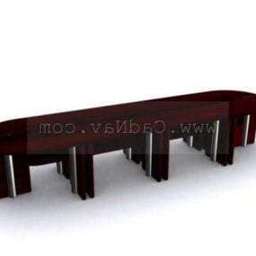 Board Conference Table Furniture 3d model