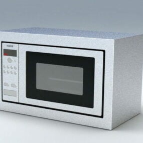 3д модель кухонной микроволновой печи Bosch
