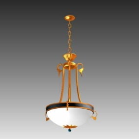 Home Design Bowl Pendant Lamp 3d model