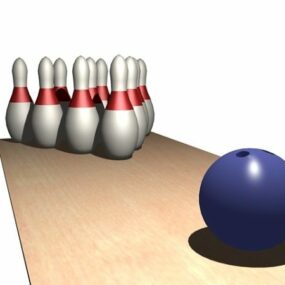 Bowling Balls Game 3d model
