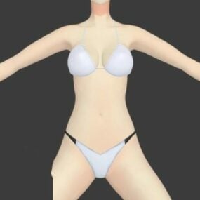 Fashion Clothing Bra And Panties 3d model