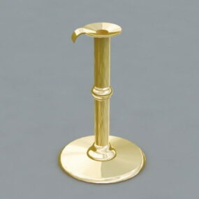 Household Brass Candel Holder 3d model