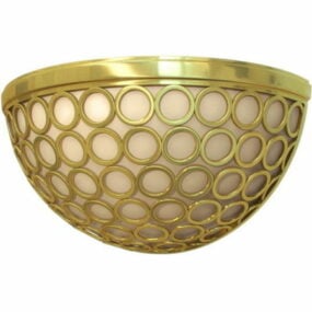 Luxury Brass Ceiling Lights 3d model