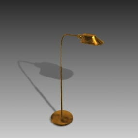 Lighting Old Brass Desk Lamp 3d model