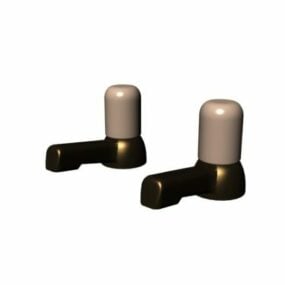 Bathroom Brass Faucet Water Tap 3d model