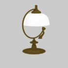 Table Dresser Brass Lamp