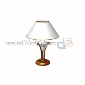 Brass Table Light Design 3d model