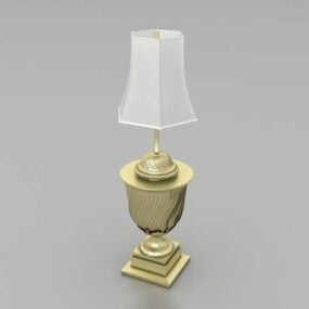 Brass Trophy Shape Table Lamp 3d model