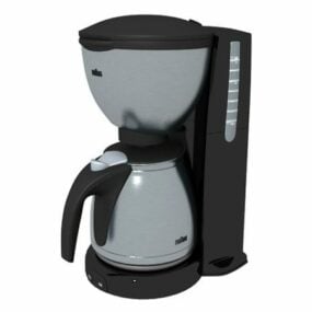 Braun Coffee Maker Machine 3d model