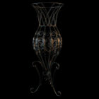 Античная бронзовая ваза для цветов