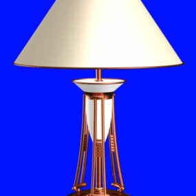 Bedroom Metal Table Lamp Furniture 3d model