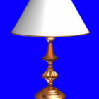 Bronzová stolní lampa