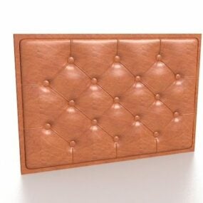 Brown Leather Wall Decoration 3d model