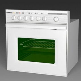Кухонний інструмент Вбудована духовка 3d модель