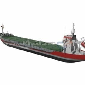 Τρισδιάστατο μοντέλο πλοίου μεταφοράς φορτίου φορτίου χύδην