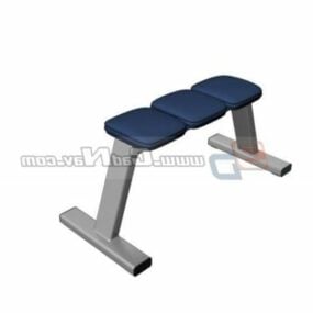 Outdoor Bus Station Stool Bench 3d model