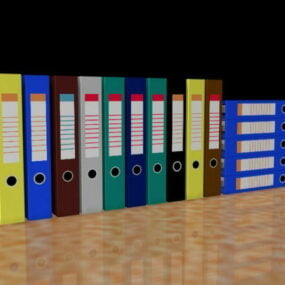حاملة مجلدات الأعمال المكتبية نموذج ثلاثي الأبعاد