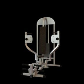 Gym Machine With Big Lcd 3d model