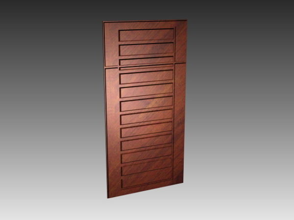 Wooden Cabinet Doors Design Free 3d Model 3ds Dwg Max