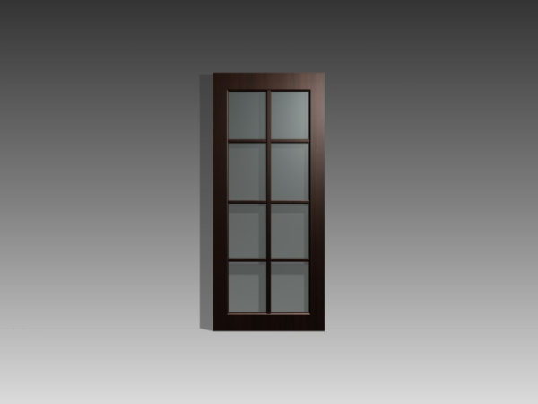 Wooden Cabinet Glass Door Inserts Free 3d Model 3ds Dwg Max