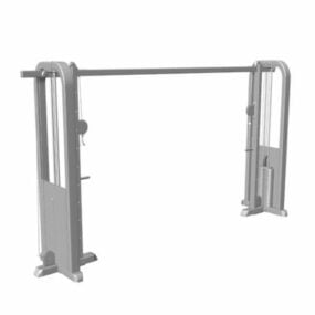 Cable Crossover Gym Machine 3d-modell