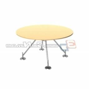 Furniture Cafe Round Table 3d model