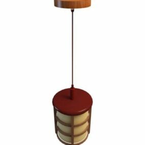 Kavárna stropní závěsná lampa 3D model