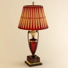 Bedroom Champion Trophy Lamp 3d model