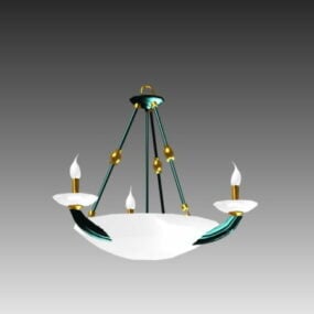Home Design Candle Style Pendant Light 3d model