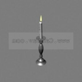 Candles And Holders Equipment 3d model