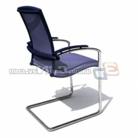 3д модель консольного стула для совещаний, мебели