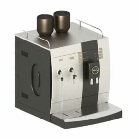 에스프레소 커피 메이커 기계 3d 모델