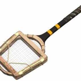 Sport Beach Tennis Racket 3d-modell