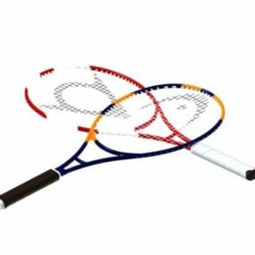 3д модель теннисных ракеток из углеродного материала