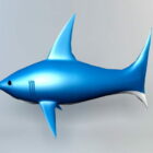 Brinquedo de tubarão dos desenhos animados
