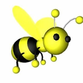 Cartoon Bee Flying Toy 3d model