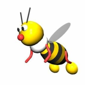 Cartoon Bumble Bee Toy 3d model