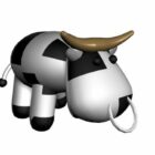 Kreslený kráva hračka