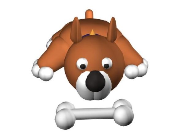 Speelgoed Cartoon Hond En Bot