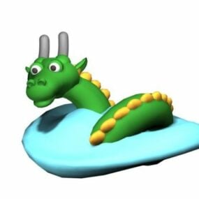 Jouet de dragon de dessin animé modèle 3D