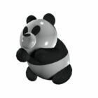 Panda de dibujos animados de juguete