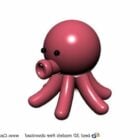 Cartoon zacht octopus speelgoed