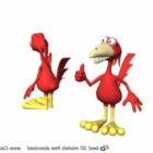Cartoon Toy Plush Bird